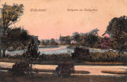Wolfenbüttel Wallpartie am Stadtgraben gl1910 186.200