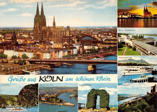 Köln Mehrbildkarte ngl 186.206