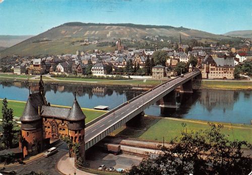 Traben-Trarbach an der Mosel, Panorama gl1971 186.221