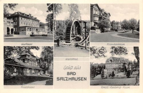 Bad Salzhausen Mehrbildkarte ngl 186.236