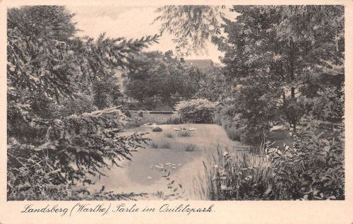 Posen Landsberg/Warthe Partie im Quilitzpark ngl 186.287