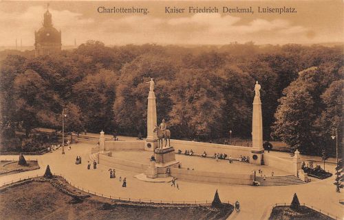 Berlin-Charlottenburg Kaiser Friedrich Denkmal Luisenplatz ngl 186.575