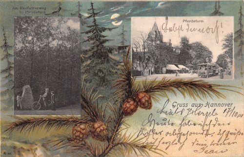 Hannover Pferdeturm Mehrbildkarte gl1900 186.588