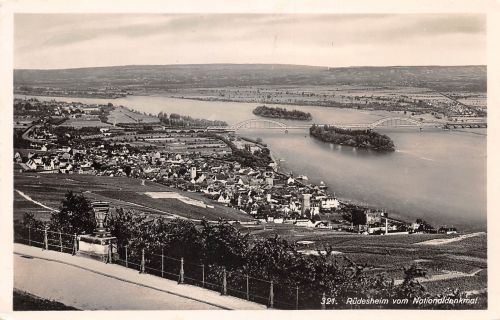 Rüdesheim a. Rhein vom Nationaldenkmal gl1936 186.646