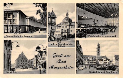 Bad Mergentheim Mehrbildkarte ngl 186.678