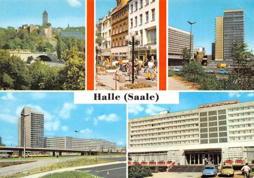 Halle (Saale) - Mehrbildkarte ngl 186.730