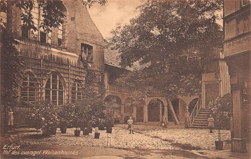 Erfurt Hof des evangel. Waisenhauses ngl 186.748