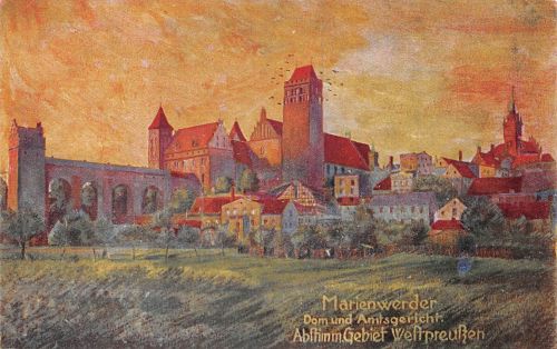 Westpreußen Marienwerder Dom und Amtgericht Abstimmungsgebiet ngl 186.761