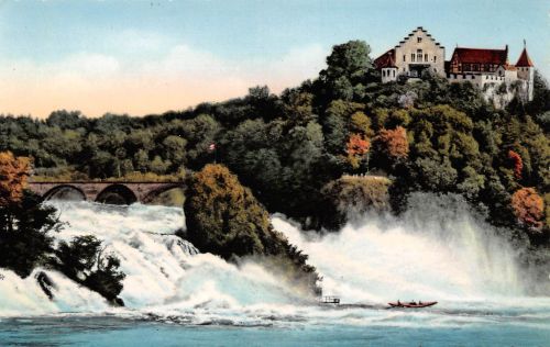 CH Schaffhausen Rheinfall mit Schloss Laufen ngl 186.779