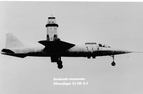 Militär Bundeswehr Düsenjäger VJ 101 X-1 ngl 186.828