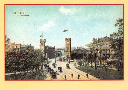 Leipzig Bahnhöfe Reproduktion ngl 187.111