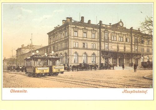 Chemnitz Hauptbahnhof Reproduktion ngl 187.115