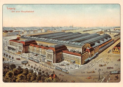 Leipzig Hauptbahnhof Reproduktion ngl 187.121