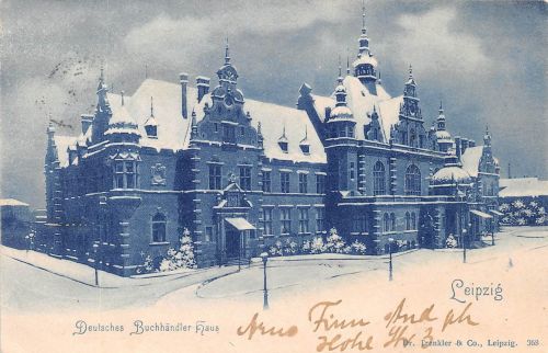 Leipzig Deutsches Buchhändlerhaus gl 187.132