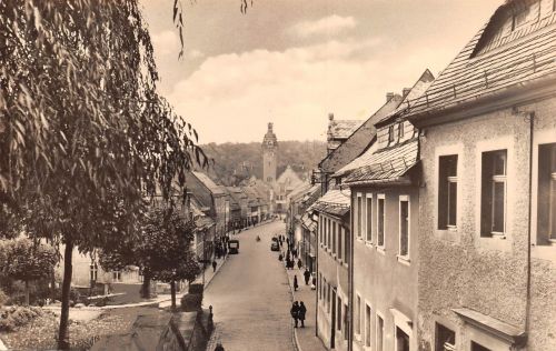 Waldheim i.Sa. Straßenansicht gl1960 187.510