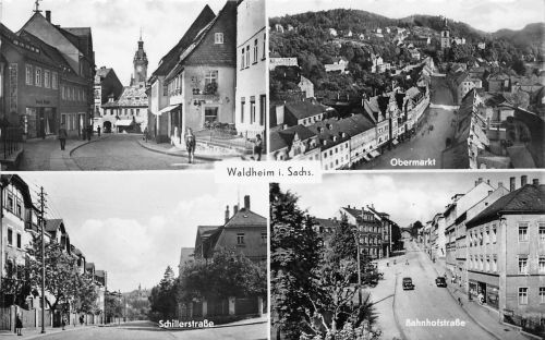 Waldheim i.Sa. Mehrbildkarte ngl 187.512