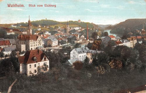 Waldheim i.Sa. Blick vom Eichberg gl1911 187.520