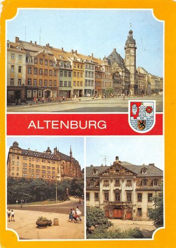 Altenburg Mehrbildkarte gl1990 187.541