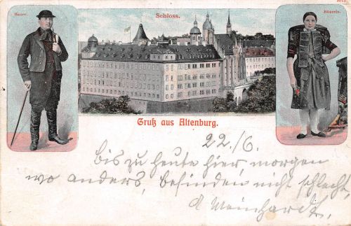 Altenburg Schloß, Trachten gl1904 187.550
