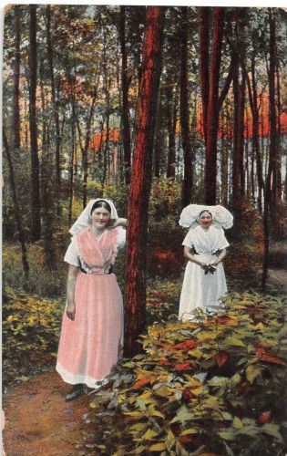 Lehde (Spreewald) Spreewälderinnen Trachten ngl 187.766