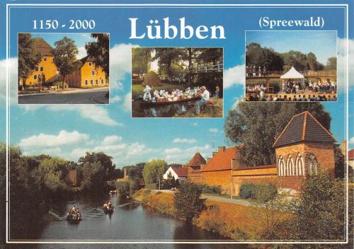 Lübben (Spreewald) Mehrbildkarte ngl 187.849