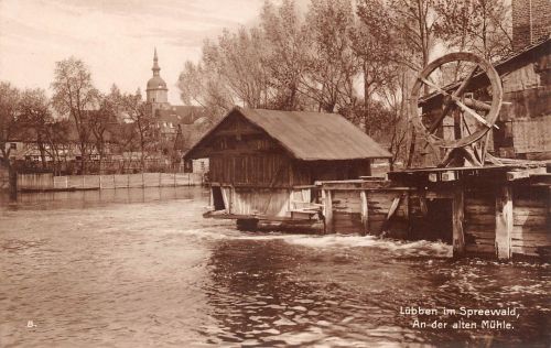 Lübben (Spreewald) An der alten Mühle Sammelkarte ngl 187.863