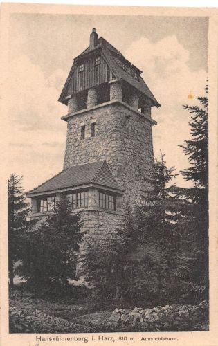 Hanskühnenburg Aussichtsturm gl1923 187.958