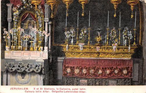 ISR Israel Jerusalem Golgatha Lateinicher Altar ngl 188.021