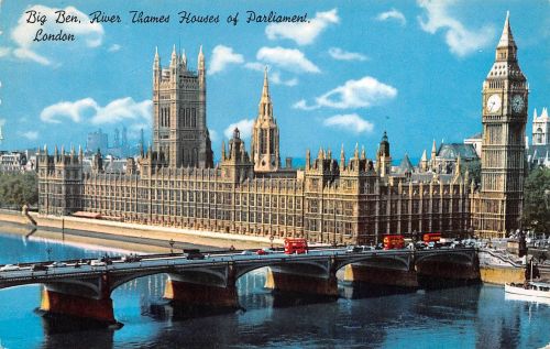 GB London The Huses of Parliament Big Ben gl1963 188.027