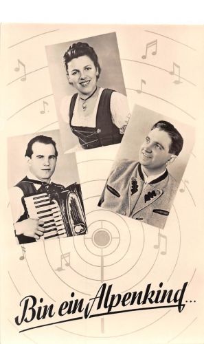 Autogrammkarte Terzett Wegscheider Rückseitig mit Autogramm ngl 188.074