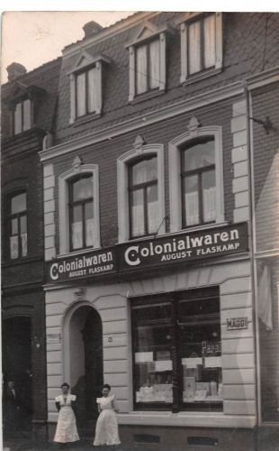 Hamburg Colonialwaren August Flaskamp FotoKarte ngl 188.121