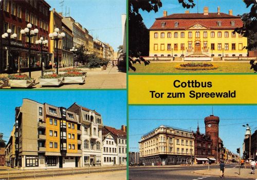 Cottbus Mehrbildkarte ngl 188.206