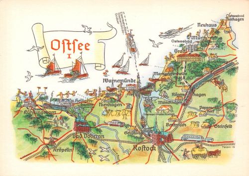 Landkarten-AK Ostsee I ngl 188.259