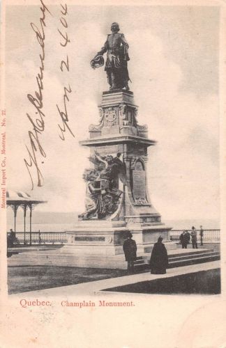 CDN Quebec Champlain Monument gl1905 188.345