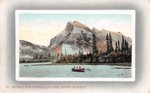 CDN Banff Mt. Rundle and Vermillion Lake gl1912 188.366