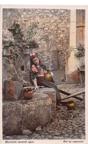 Mex Muchacha sacando aqua Fotokarte ngl 188.567