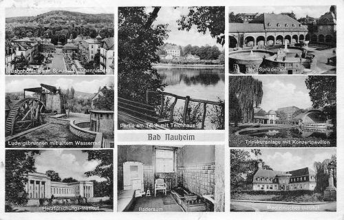 Bad Nauheim Mehrbildkarte gl1954 188.892