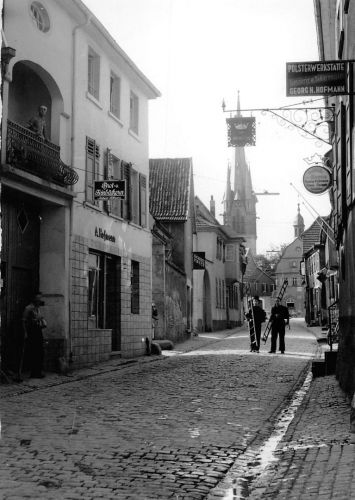 Gau-Algesheim Straßenansicht Fotokarte ngl 189.012