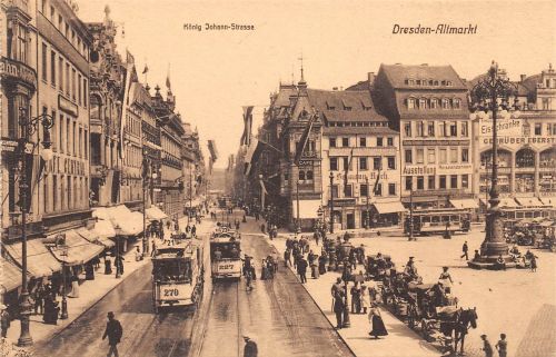 Dresden König-Johann-Straße und Altmarkt ngl 189.636