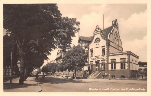 Werder (Havel) Postamt am Karl-Marx-Platz ngl 190.103