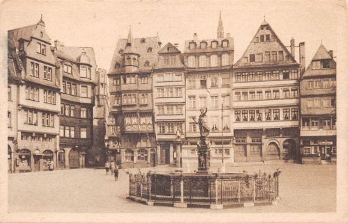 Frankfurt/Main Römerberg mit Gerechtigkeitsbrunnen ngl 190.164