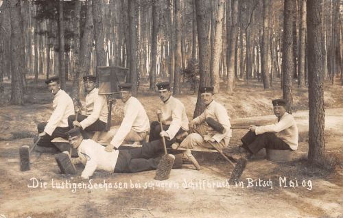 Bitsch Truppenübungsplatz Fotokarte feldpgl1909 190.196