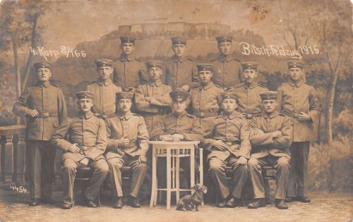 Bitsch Truppenübungsplatz Fotokarte feldpgl1915 190.204