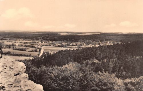 Raben (Bez. Potsdam) Blick auf den Ort ngl 190.220