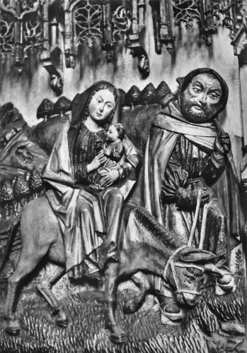 Stendal St. Marien Altar Flucht nach Ägypten ngl 190.239