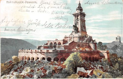 Kyffhäuser - Kyffhäuser-Denkmal gl1904 190.249