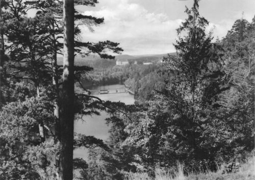 Burgk/Obere Saale Blick vom Kobersfelsen ngl 190.274