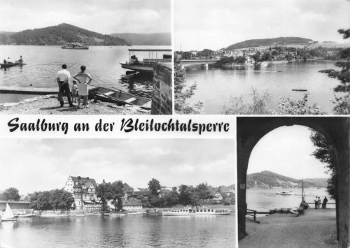 Saalburg a./S. Bleilochtalsperre Mehrbildkarte ngl 190.284