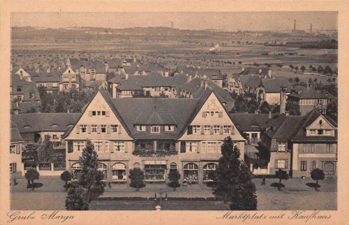 Grube Marga Marktplatz mit Kaufhaus ngl 190.309