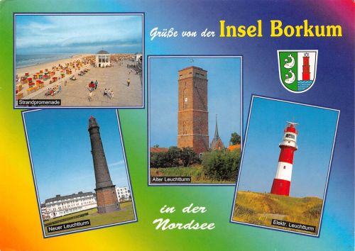 Borkum Mehrbildkarte gl1999 190.406
